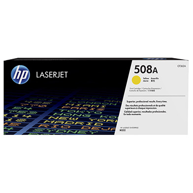 HP CF362A 508A Yellow Toner Cartridge (5,000 pages)